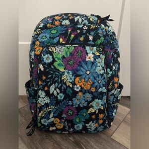 Vera Bradley Midnight Blue Floral Backpack
